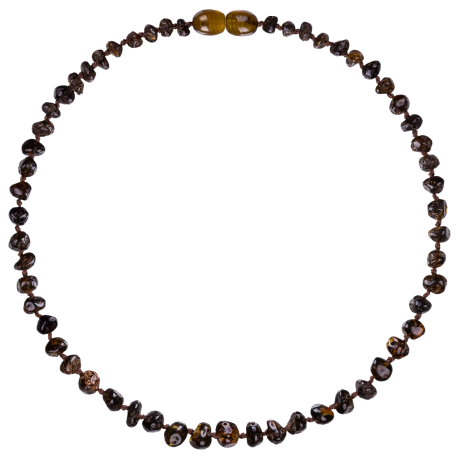 Baroque Green Teething Necklace