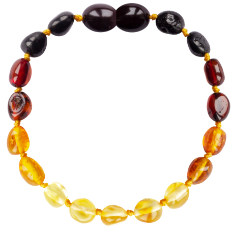 Beans Reverse Rainbow Teething Bracelet