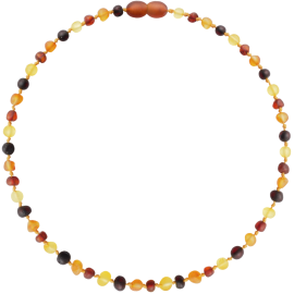 Baroque Unpolished Multi 3 colors Teething Necklace