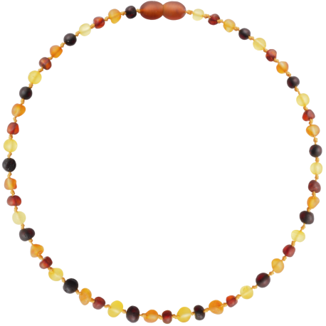 Baroque Unpolished Multi 3 colors Teething Necklace
