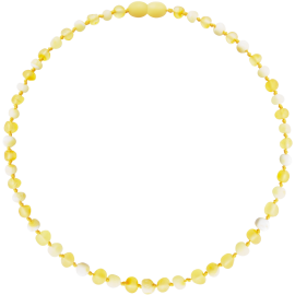Baroque Unpolished Lemon/Milk Teething Necklace
