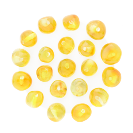 Baroque Lemon Beads, size 4-6 mm, pack of 10 grams