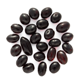 Beans Cherry Beads, size 4-10 mm, pack of 10 grams