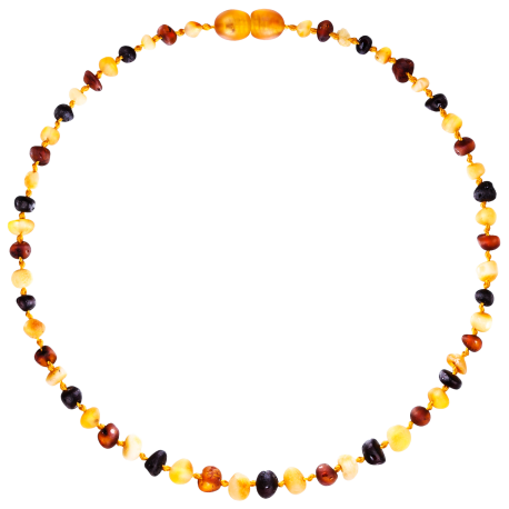 Baroque Unpolished Multi 4 colors Teething Necklace