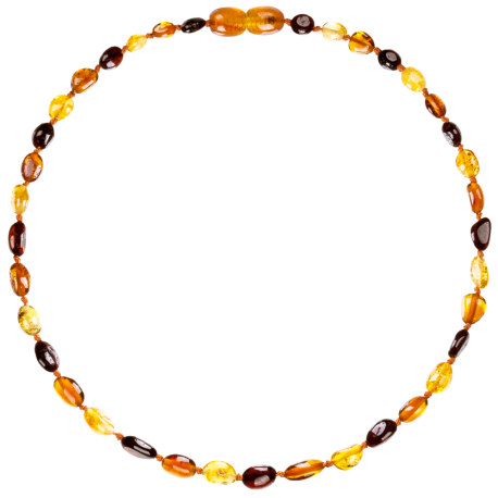 Beans Multi 3 colors Teething Necklace
