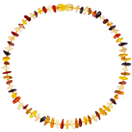 Nuggets Multi 4 colors Teething Necklace