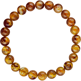 ECO Bracelet 8 mm size Beads, 19 cm