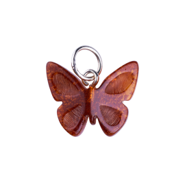 Butterfly Pendant - Cognac