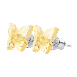 Butterfly Earrings - Lemon
