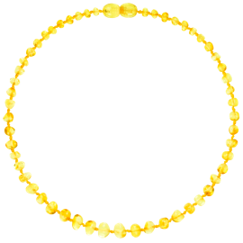 Baroque Lemon Teething Necklace