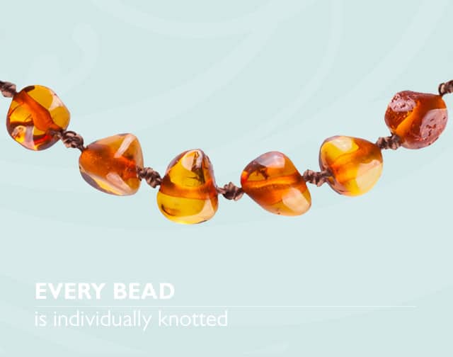 Every bead is individually knotted
